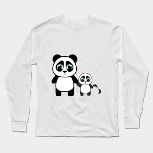 A pandas training ears Long Sleeve T-Shirt